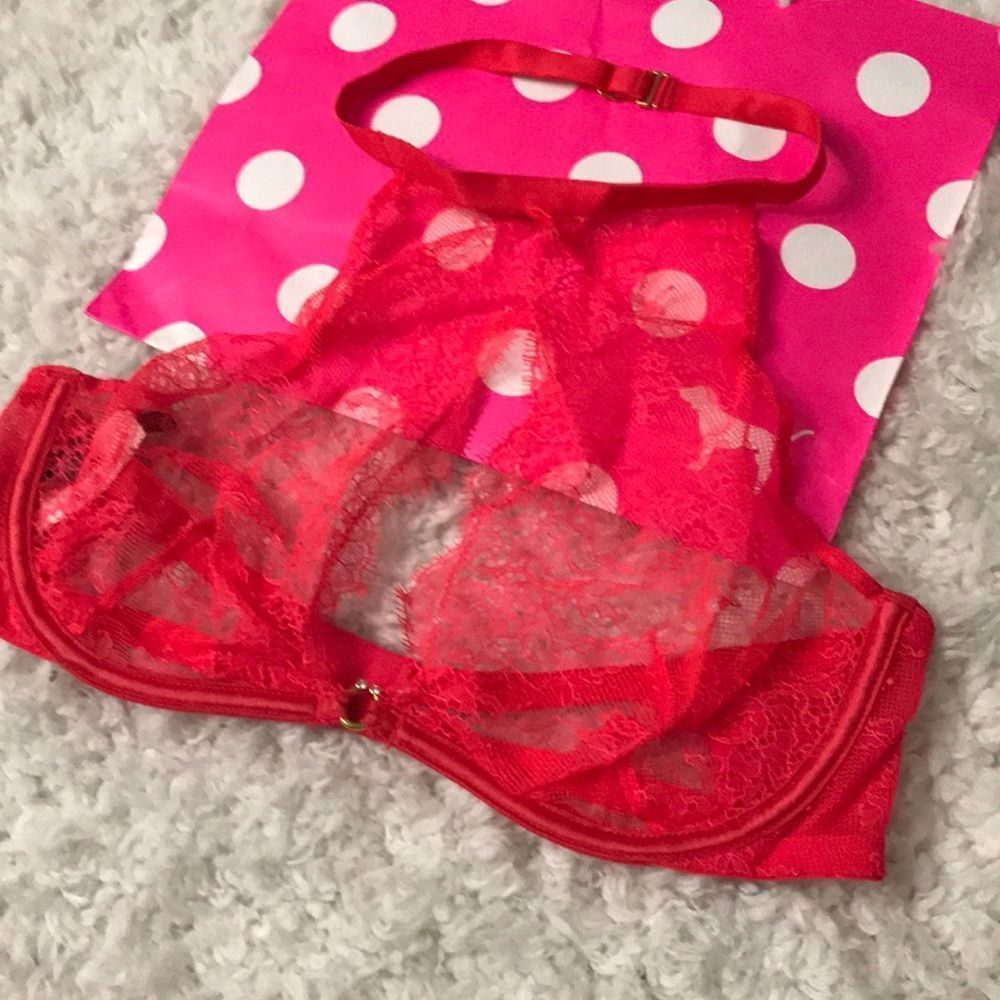Victoria's Secret Sexy High Neck Unlined Bra NWT - Picture 3 of 6